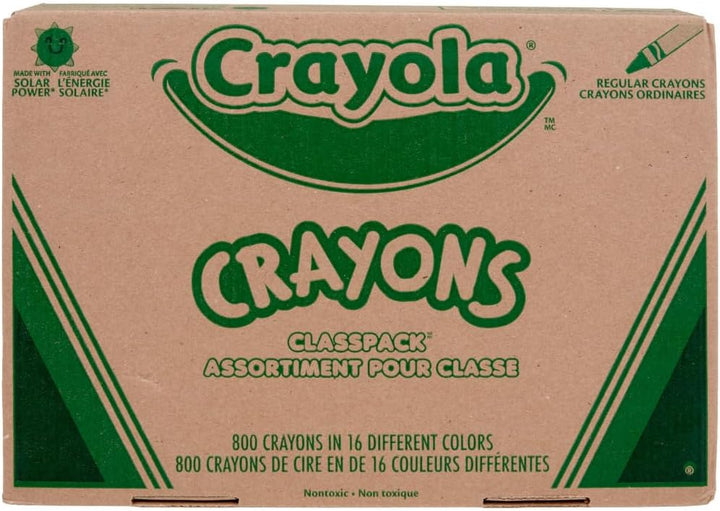 Crayons Bulk (24 Packs), Kids Back to School Essentials, Teacher Classroom Must Haves, Bulk School Supplies for Preschool & Kindergarten