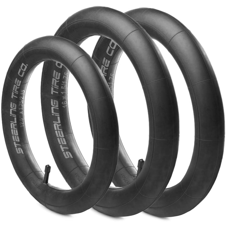 Two 16" X 1.75 Rear and One 12.5" X 2.25 Front Wheel Replacement Tires for Jogging Strollers - the Perfect BOB Stroller Tire Replacement Set by  (3-Pack)