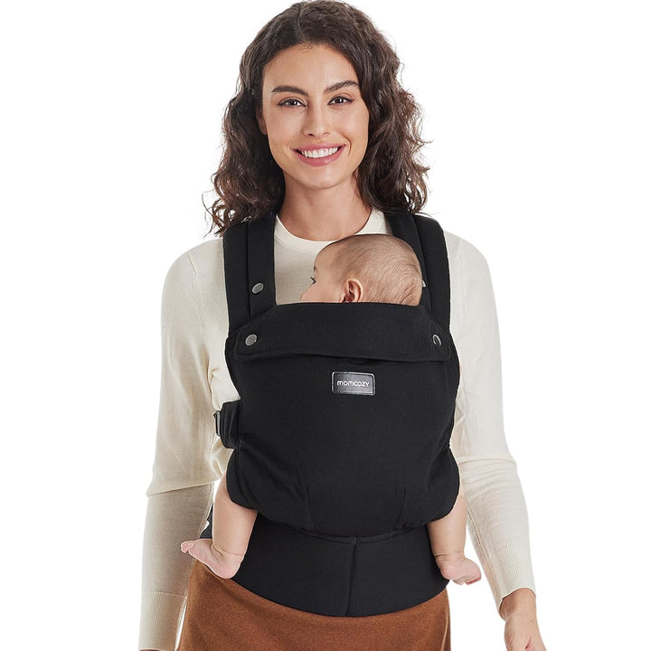 Baby Carrier - Ergonomic, Cozy and Lightweight Carrier for 7-44Lbs, Effortless to Put On, Ideal for Hands-Free Parenting, Enhanced Lumbar Support, Purehug for Infant to Toddler, Khaki