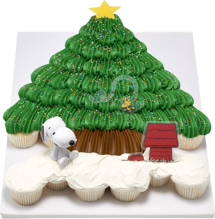 Decoset® Peanuts® Snoopy® and Woodstock® Cake Topper, 3-Piece Cake Decoration | for Birthday, Parties, Celebration