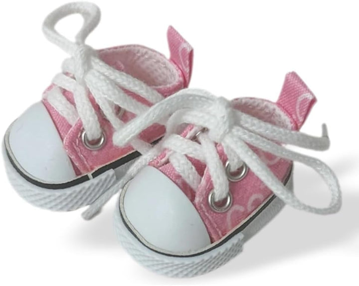 2025New Doll Shoes,For Bubu Shoes, Perfect Match for Bubu Clothes,Shoes for 15&17Cm Doll Accessories,1 Pair of Mini Black Canvas Shoes