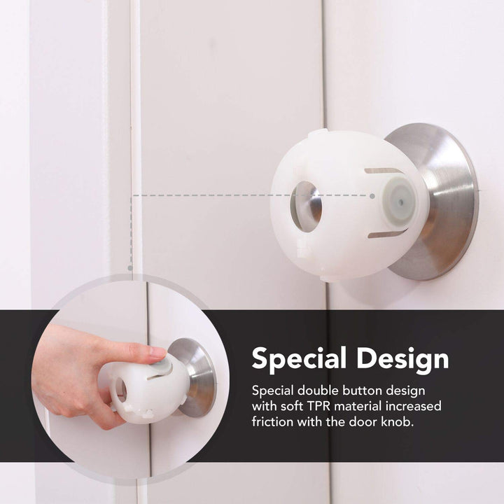 6 Pack Baby Safety Door Knob Covers Door Knob Locks