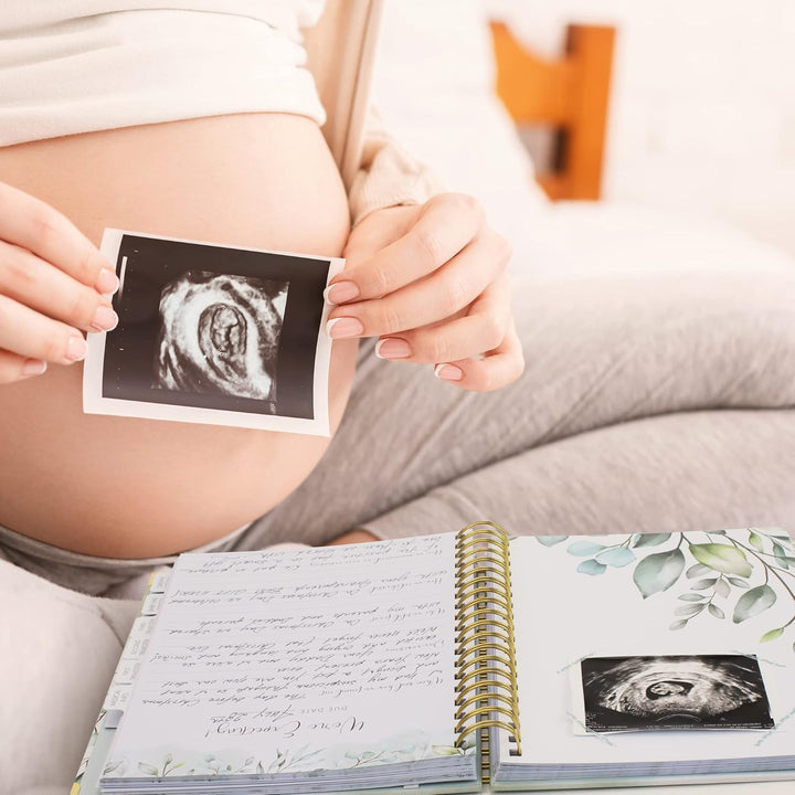 Pregnancy Journal and Memory Book with Stickers and Keepsake Pocket - Lovely Must Have Gift for First Time Moms to Be - the Perfect Planner to Track Your Little Ones Life-Changing Journey