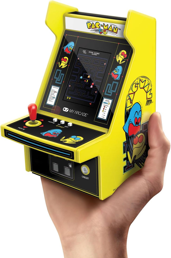 Mega Man Micro Player Pro: Mega Man Retro Gaming Console Titles 1 through 6, Gifts for Kids and Adults, Video Game Collectibles, Full Color Screen