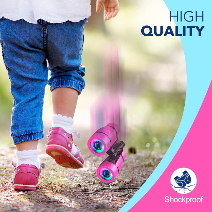 Toys for 3-7 Year Old Girls:  Binoculars for Kids Bird Watching|Hiking|Camping 4 5 6 7 8 Year Old Girl Boy Birthday Gifts Outdoor Learning Toy for Kid Ages 4-6 Toddler Gift Stuffers