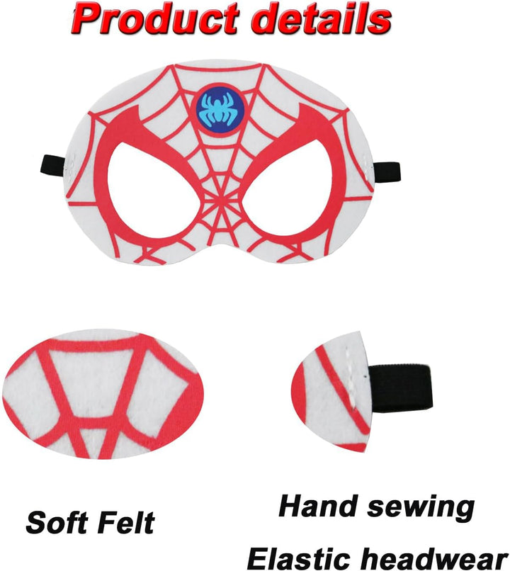 Masks Party Favors for Kids, 16 Packs Supplies for Kids Dress up Birthday Gift Halloween Cosplay Party Masks Supplies