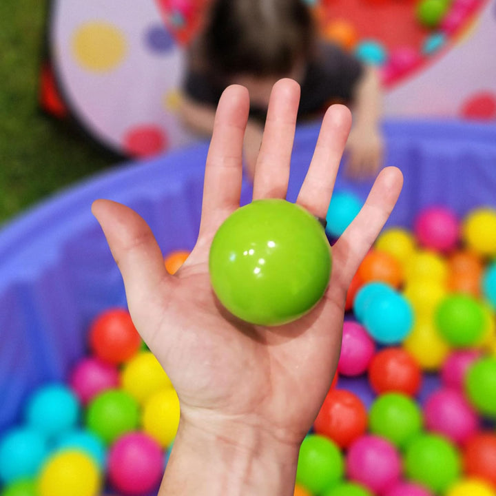 Play Pit Balls, Kids Plastic Toy Balls for Playpen, Bounce House, or Pool
