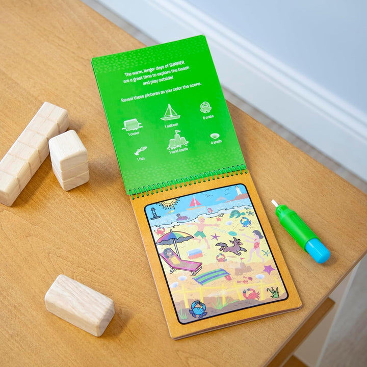 Let’S Explore Water Wow! Seasons Water-Reveal Pad – Reusable on the Go Travel Activity - FSC Certified