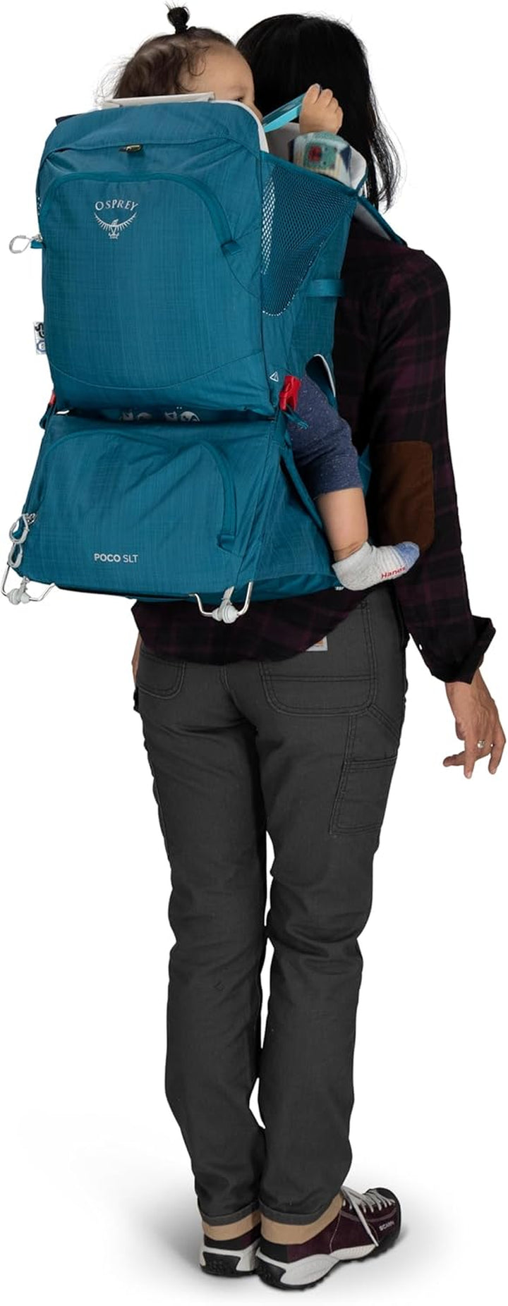 Poco SLT Lightweight Child Carrier Backpack - Slimmed-Down Hiking Carrier for Toddlers with Safety Harness, Sunshade, and Ventilated Backpanel - Lightweight Travel-Friendly Option