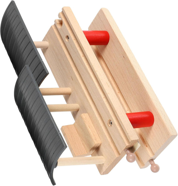 1Set Train Station Platform Educational DIY Plaything for Enhance Creativity Imagination with Interactive Railway Model for Early Learning