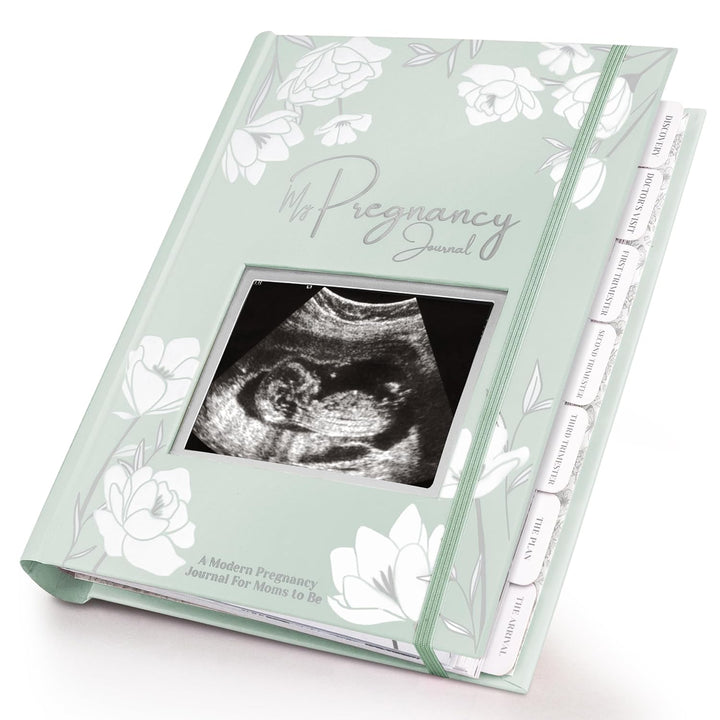 Pregnancy Journal, Pregnancy Announcements - 80 Pages Hard Cover Baby Books for Mom to Be Gift, Baby Memory Book Keepsake, Gender Reveal Gifts for New Moms, Shower & Registry (Clay)
