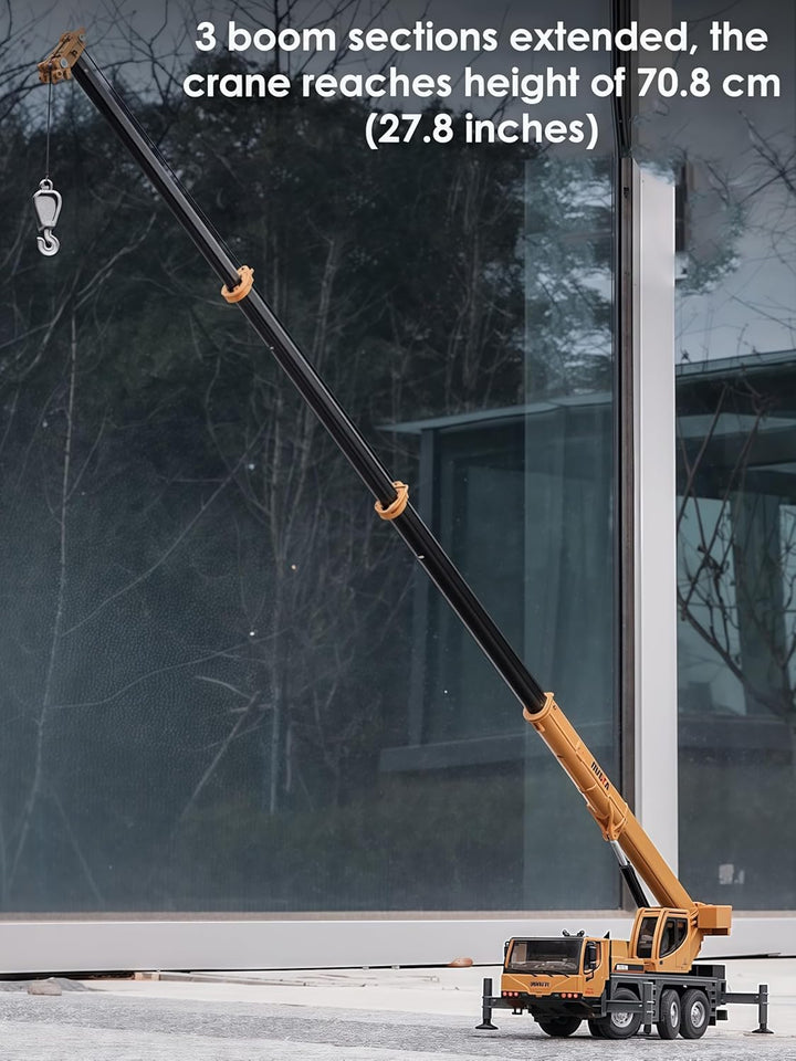 1/50 Scale Autocrane Toys, Crane Truck Construction Vehicle, Alloy Boom Truck Engineering Car Models, Great Gifts, Collections, Cake Toppers, Room Decoration for Kids