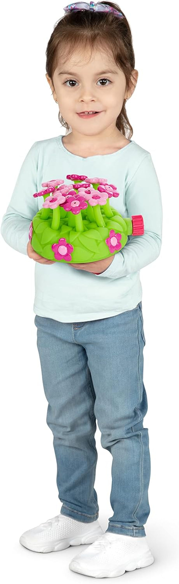 Sunny Patch Pretty Petals Flower Sprinkler Toy with Hose Attachment