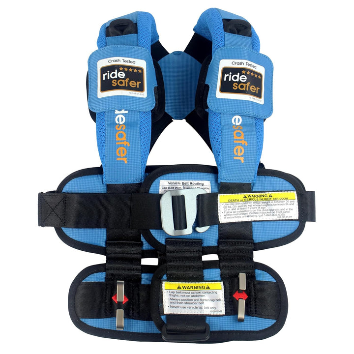 Extra Small (XS) Blue, Lightweight, Compact, Portable Car Seat, 2+ Years; 26.5–40 Lb - Perfect for Travel and Everyday Child Safety