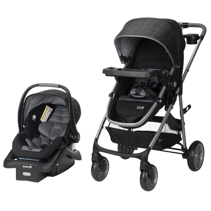 Deluxe Grow and Go Travel System Stroller and Car Seat Combo, 8-In-1 Travel System, Weight Capacity 4-30 Lbs, Dunes Edge