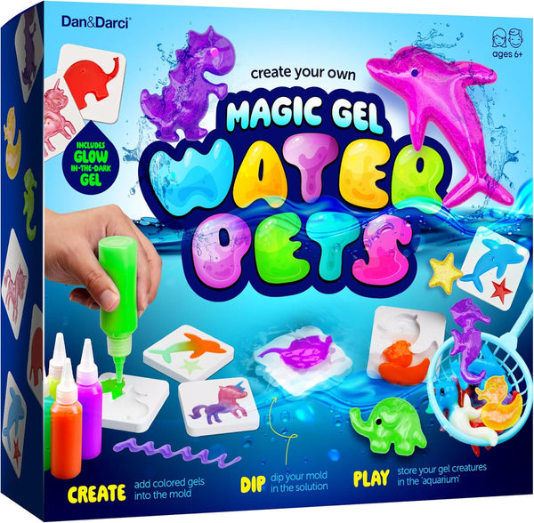 Aqua Fairy Water Gel Kit for Kids - Craft for Kids - Magic Elf Toy Kits - Waters Pets - DIY Squishy Maker - Make Your Own Squishies Toys Crafts for Boys & Girls Ages 6-12