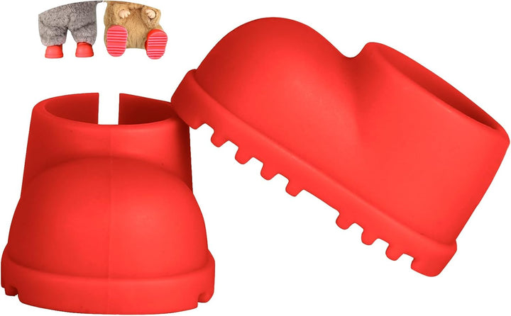 Doll Shoes for 17Cm Doll, Cute Mini Shoes Accessories for 17Cm Dolls Sitting Standing Series, Silicone Doll Rain Shoes Boots(1 Pair Black, No Doll)