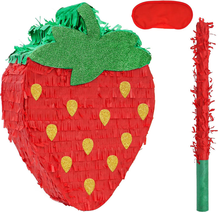 Dinosaur Pinata Bundle with a Blindfold and Bat (17X13X4 Inches), Perfect for Birthday Parties, Animal Theme Parties, Decorations