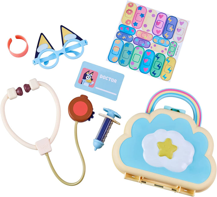 Cloud Bag Doctor'S Set, Doctor Check up Set, Toy Doctor'S Playset with 7 Play Pieces