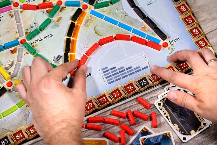 Ticket to Ride Board Game (2025 Refresh) - a Cross-Country Train Adventure for Friends and Family, Strategy Game for Kids & Adults, Ages 8+, 2-5 Players, 30-60 Minute Playtime