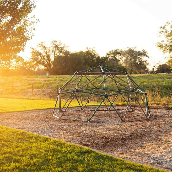 Geometric Dome Climber Play Center, Earthtone