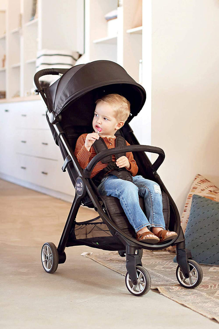 City Tour 2 Ultra-Compact Carry-On Approved Travel Stroller in Pitch Black Lightweight Easy Fold Ideal for Traveling and Everyday Adventures
