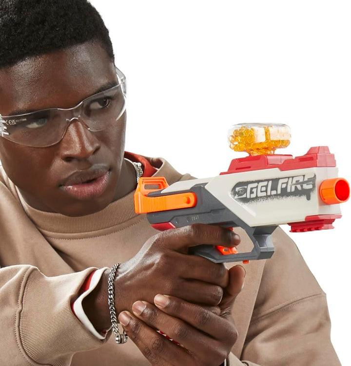 Pro Gelfire Legion Spring Action Blaster, 5000 Rounds, 130 Hopper, Protective Eyewear, Slam Fire, Ages 14 & Up