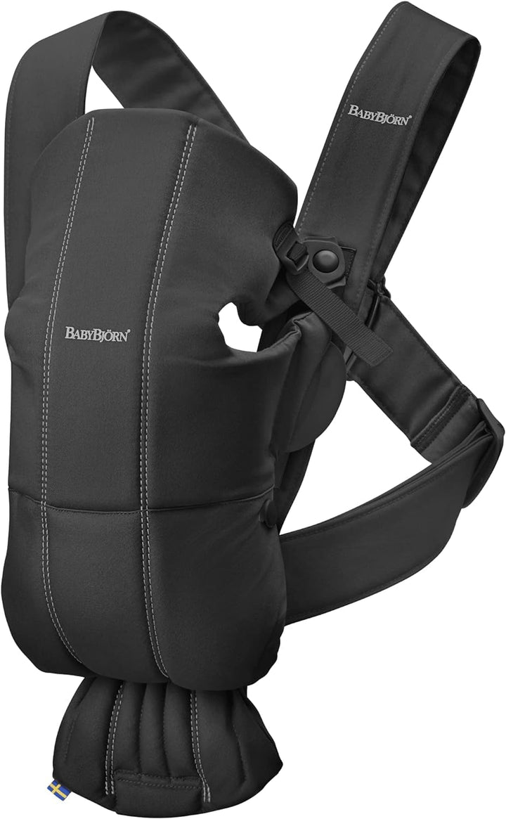 Baby Carrier Mini, 3D Jersey, Light Beige | Newborn Carrier (7-25 Lbs), Ergonomic, Easy-To-Use