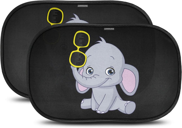 Car Window Shade for Baby with Certified Uv-Protection 2 Pack - 20"X12"