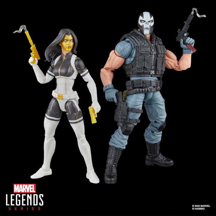 Legends Series Madame Masque & Crossbones,  Super-Villains Comics Collectible 2-Pack, 6-Inch Action Figures (Amazon Exclusive)