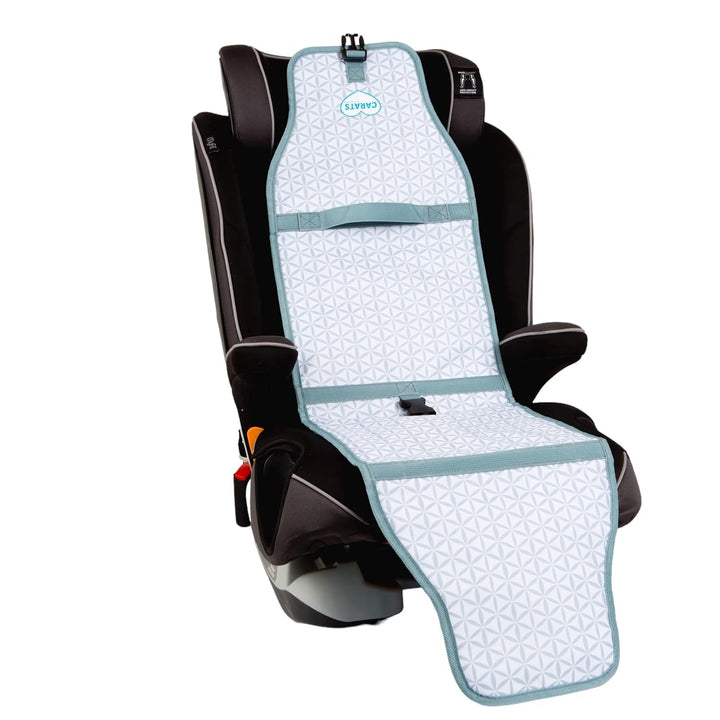 Car Seat Cooling Pad for Babies, Toddlers, and Kids - Comfortable and Durable Cooling Pad for Hot Summer Days - One Size Fits All, Popsicle White