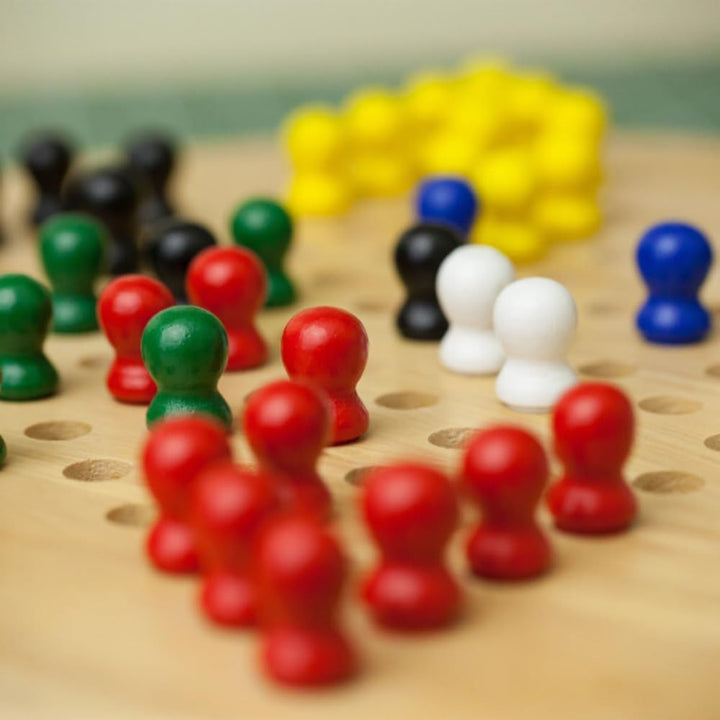 7-In-1 Combo Game for 4 Players with Chess, Ludo, Chinese Checkers & More,11.5 X 12 X 3 Inches