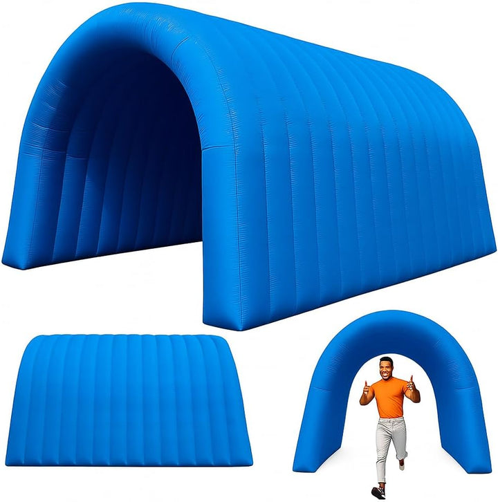 23X10X10Ft Quick Setup Inflatable Tunnel Arch - for Sports Games, Trade Shows & Promotions (Blower Included)