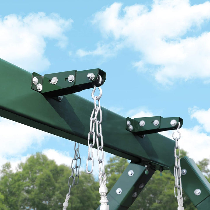 11-4026-P Adjustable Glider Brackets for Swing Sets (Pair), Green