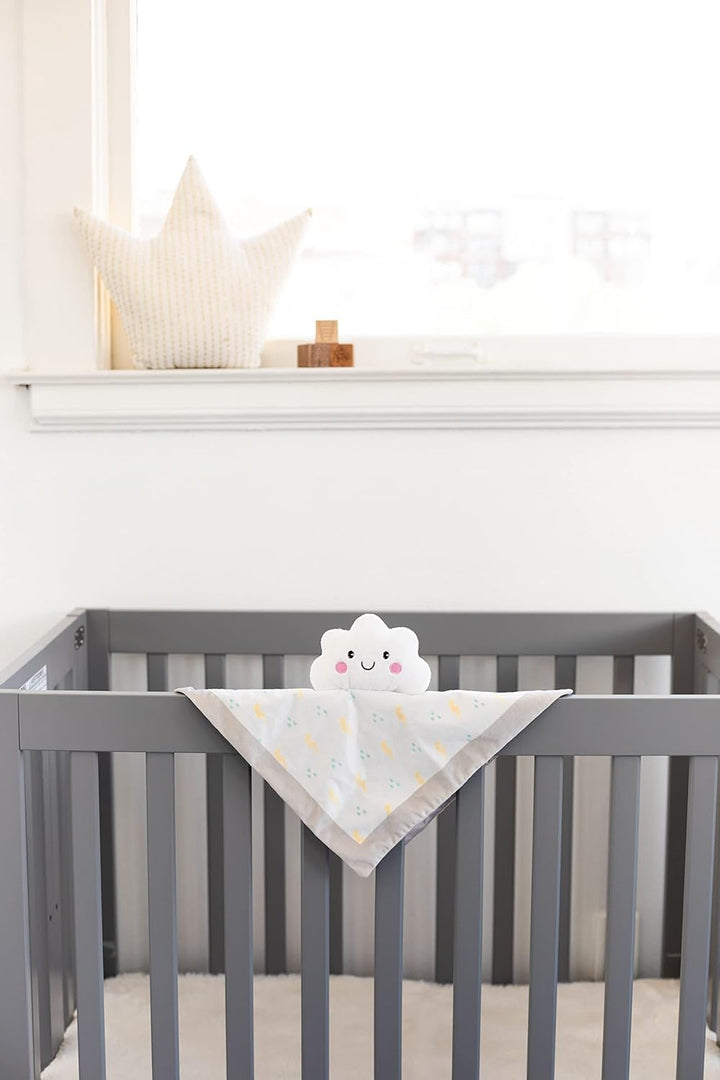 Cloud Security Blanket, Soft Baby Lovey for Babies, Snuggle Toy Stuffed Animal, Newborn Infant and Toddler Security Toy, Baby Boy or Baby Girl Lovie, New Baby Gift, White Cloud Lovey