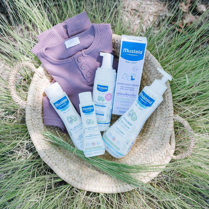 Newborn Arrival Gift Set - Baby Skincare & Bath Time Essentials - Natural & Plant Based - 5 Items Set