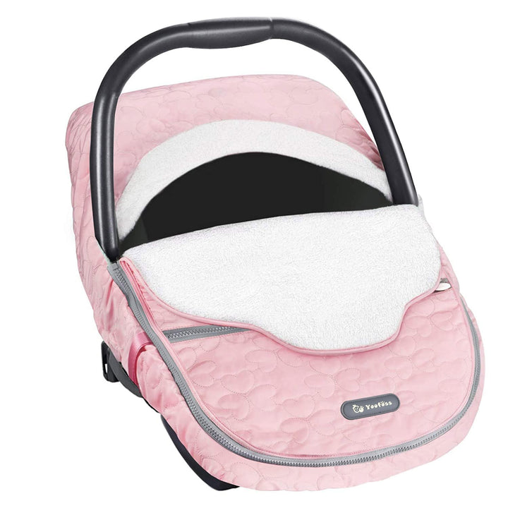 Baby Stroller Bunting Bags Winter Carseat Canopies Cover to Protect Baby from Cold Wind, Super Warm Plush Fleece Baby Carrier Cover for Infant Boys Girls