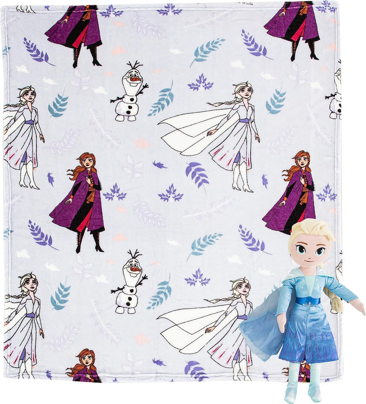 Character Hugger Pillow & Silk Touch Throw Blanket Set, Stuffed Animal for Kids, Newborn Snuggle Toy, 40" X 50", Harry Potter - Hedwig Magic