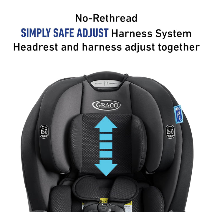 Triride 3-In-1 Reclining Car Seat, Kipling - Rear & Forward Facing Car Seat, Highback Booster, Adjustable Headrest