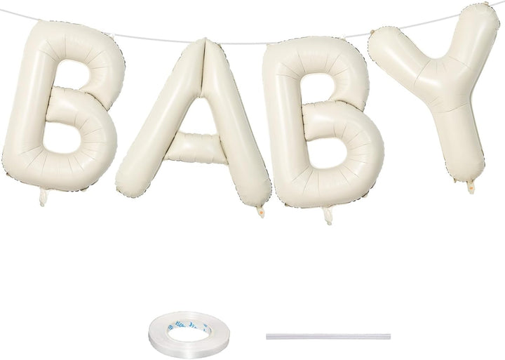 40 Inch Beige HOME Balloon for Housewarming Party Decorations, Large Cream New Home Welcome Balloon Letter Banner, Ivory White Sand Balloons Sign for Sweet House Warming Homecoming Party Decor