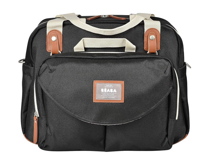Beaba Geneva Diaper Bag, Multifunction Baby Diaper Bag, Includes Removable Strap for Stroller, Changing Pad, and Insulated Pouch, (Sage)