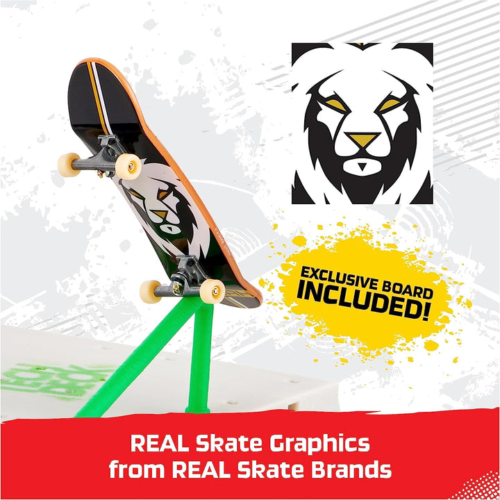 , Nyjah Skatepark X-Connect Park Creator, Massive Customizable Skatepark Ramp Set with Exclusive Fingerboard, Kids Toy for Ages 6 and Up