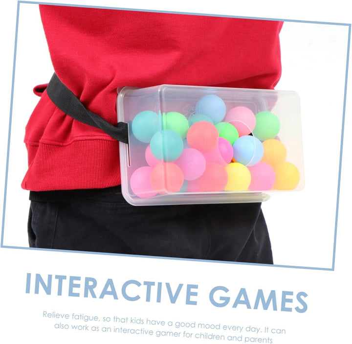 1 Set Strap Shake Box Children Kids Outdoor Playset Developmental Sports Table Tennis Balls Family Games for Kids and Coordination Training Kids Training Game