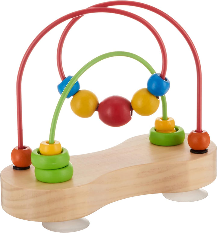 Double Bubble Wooden Bead Maze | Award Winning Educational Wire Roller Coaster Sorting Puzzle Early Development Toy for Babies and Toddlers