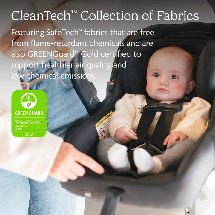 Mesa V3 Infant Car Seat - Easy Installation + Smartsecure Technology - Attaches to Stroller | Base + Infant Insert Included - Jake (Charcoal)