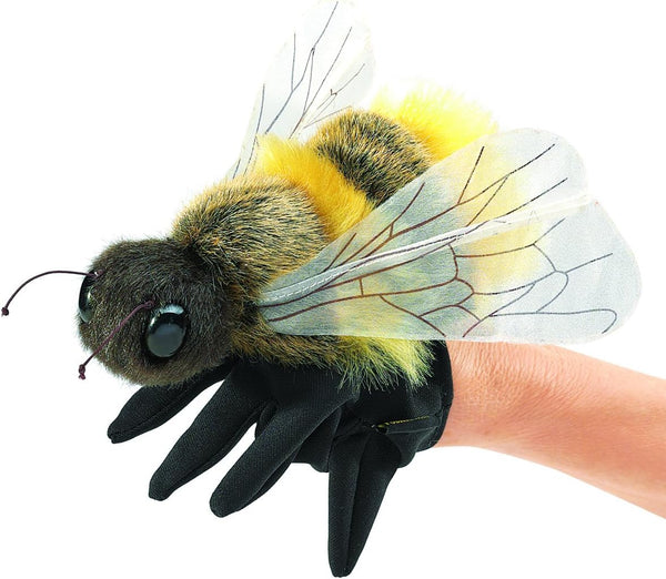 Honey Bee Hand Puppet, Yellow, Black (3028)