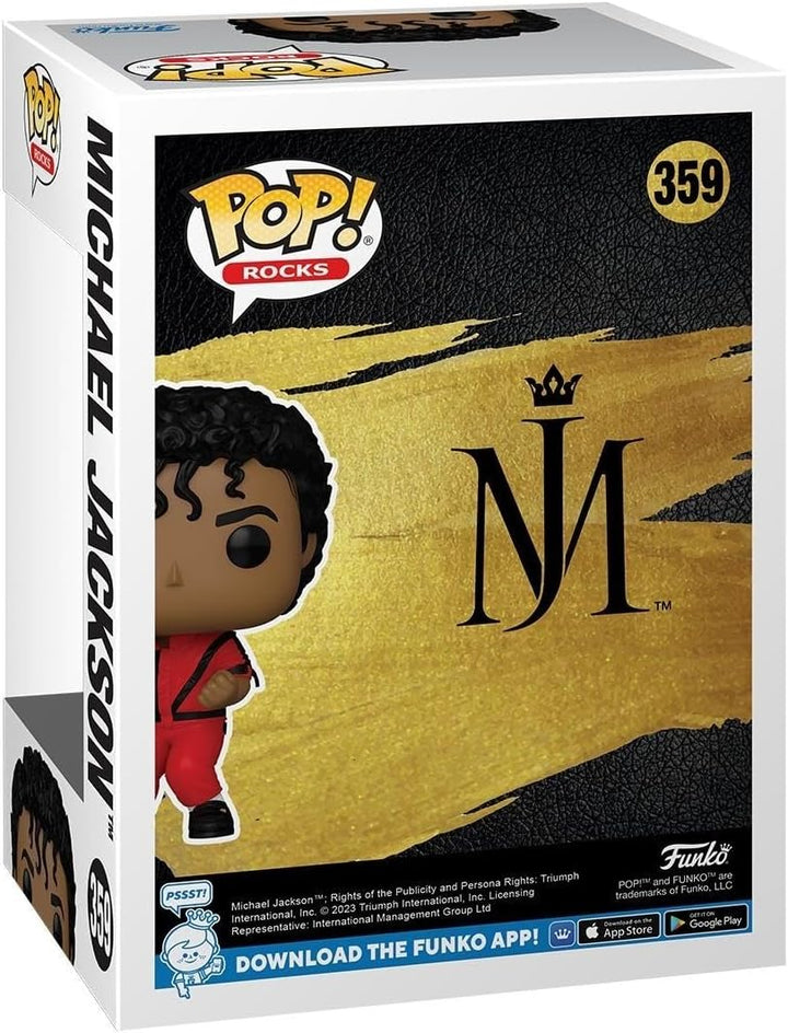 POP! Rocks: Michael Jackson - (Thriller) - Collectable Vinyl Figure - Gift Idea - Official Merchandise - for Kids & Adults - Music Fans - Model Figure for Collectors and Display
