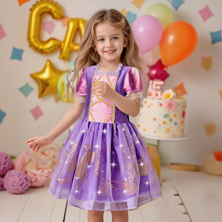 Princess Dress up - Princess Dresses for Girls with Princess Toys, Dress up Clothes for Little Girls Pretend Play