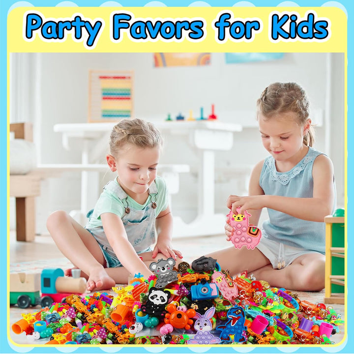640 PCS Prize Treasure Box Toys for Classroom, Party Favors for Kids, Fidget Toys Bulk, Goodie Bags Stuffers for Kids, Birthday Gifts, Pinata Stuffers, Carnival Prizes