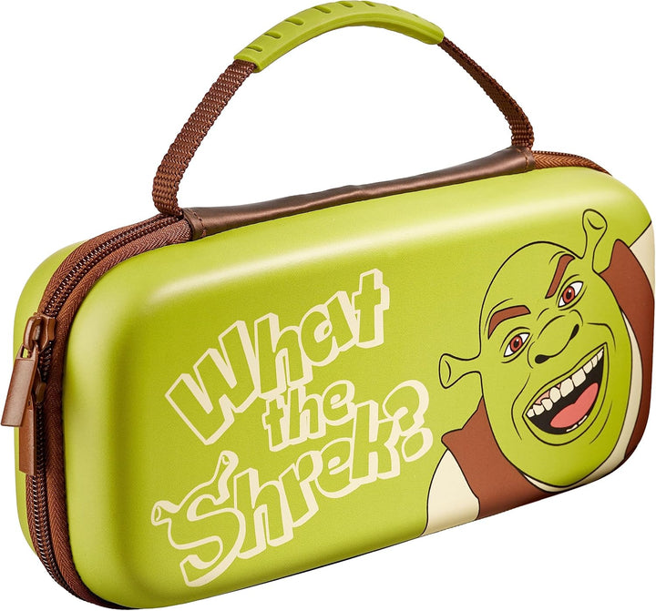 the Grinch Christmas Hard Shell Travel Case for Nintendo Switch and OLED Model Console - Fits 10 Games and Switch Accessories